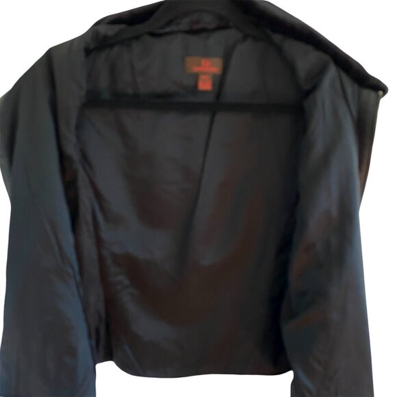 Danier Faux Fur Black Vest Sz M - Picture 3 of 6